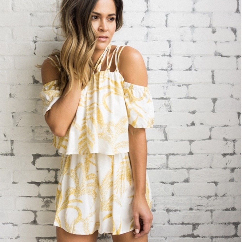 MINKPINK • Paradise Strappy‎ Playsuit